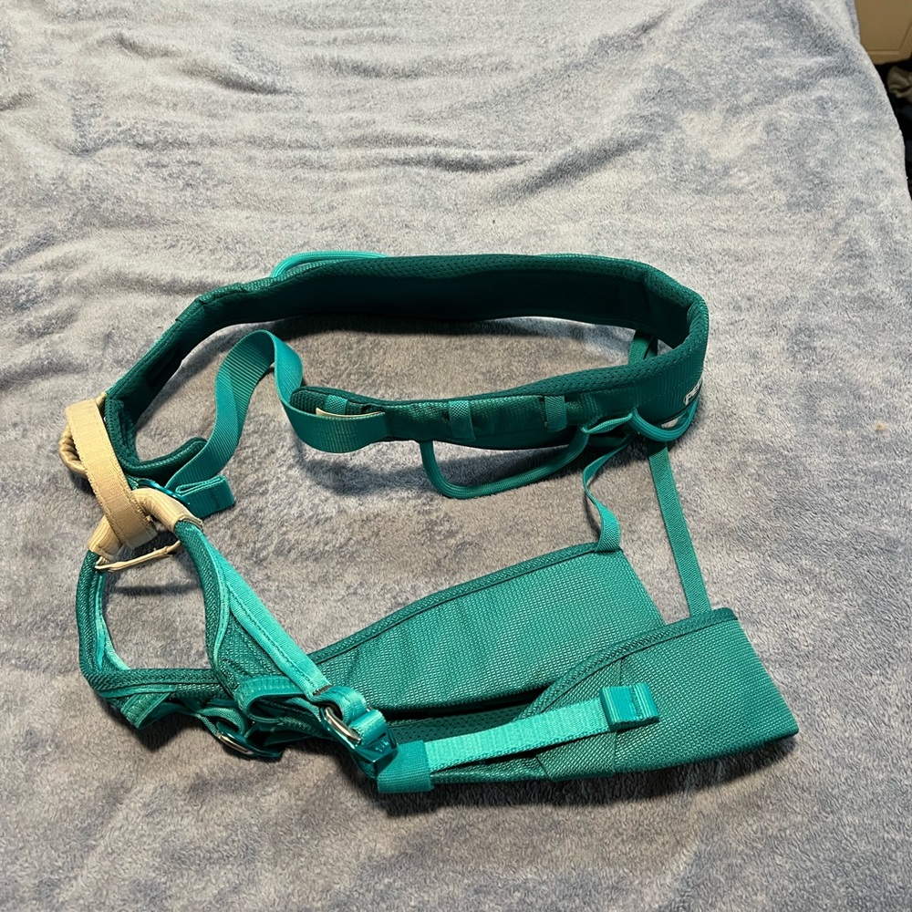 Teal Women's climbing harness